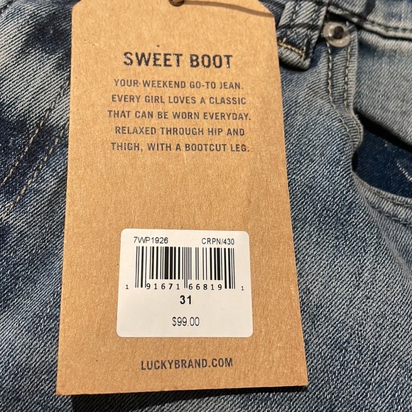 Lucky Brand Jeans Women size 12/31 - Picture 7 of 8